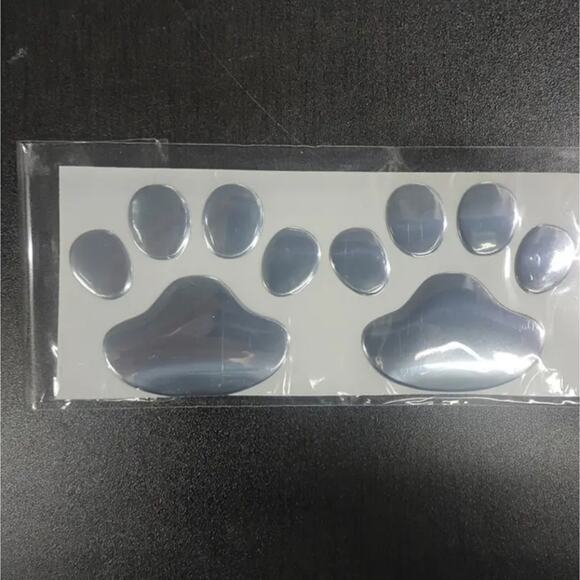 2PCS/Set 3D Cool Paw Print Car Stickers Dog & Cat Footprint Decals - Picture 8 of 10